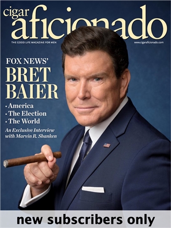 Cigar Aficionado celebrates cigars and the good life. It shows you how to work, dine, travel and live surrounded by the very best of everything.

Cigar Aficionado is not intended for or directed to persons under the age of 21. Offer available to residents of the United States only. NEW subscribers only. One subscription per household.