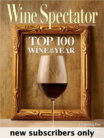 Wine Spectator takes the guesswork out of buying and enjoying wine. You'll get an exciting, insider’s view of the good life, including fine dining, wine, travel and entertainment.

Wine Spectator is not intended for or directed to persons under the age of 21. Offer available to residents of the United States only. NEW subscribers only. One subscription per household.