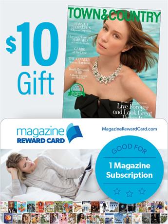 America's premier lifestyle publication, Town & Country magazine is an elegant monthly that shares and shapes its reader's discerning tastes in fashion, travel, design, beauty, health and the arts and antiques.