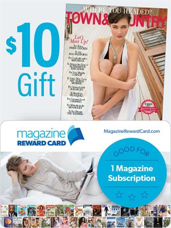 America's premier lifestyle publication, Town & Country magazine is an elegant monthly that shares and shapes its reader's discerning tastes in fashion, travel, design, beauty, health and the arts and antiques.
