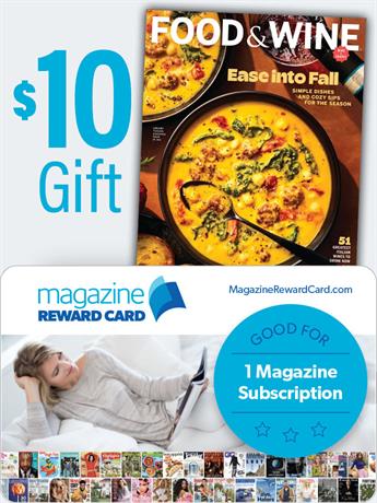 Food & Wine magazine celebrates life's most sensuous and luxurious pleasures. Every issue of Food & Wine is packed with dozens of delicious recipes, the best wines and everything else you need to know to pursue the ultimate in fine living. All accompanied by beautiful color pictures that make the food, wine and luxury come to life. Enjoy the very best of fine living right now with Food & Wine!
