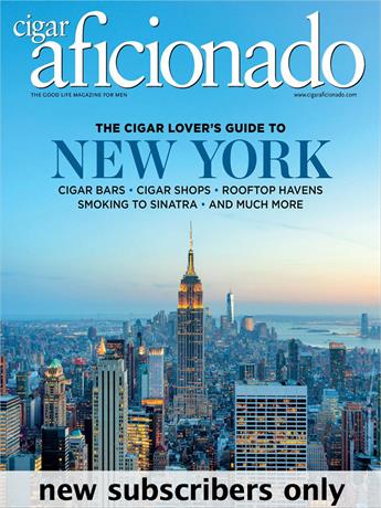 Cigar Aficionado celebrates cigars and the good life. It shows you how to work, dine, travel and live surrounded by the very best of everything.

Cigar Aficionado is not intended for or directed to persons under the age of 21. Offer available to residents of the United States only. NEW subscribers only. One subscription per household.